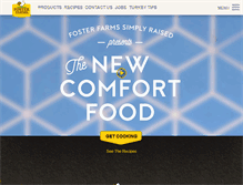 Tablet Screenshot of fosterfarms.com